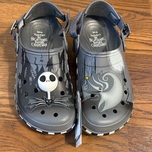 CROCS Gray Nightmare Before Christmas Clogs
